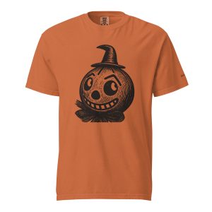 Cheeky Pumpkin - Unisex Heavyweight t-shirt w/ Black Logo